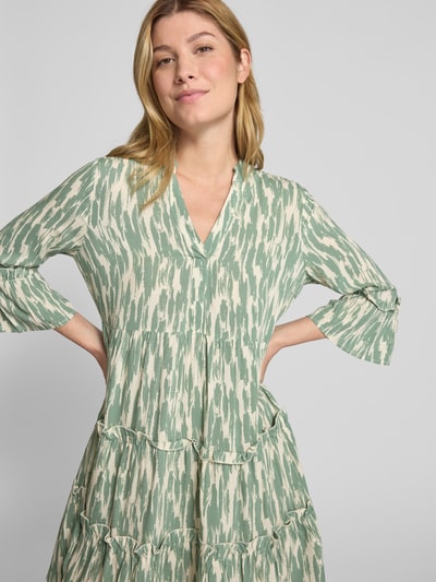 VERO MODA Mini-Tunikakleid aus reiner Viskose Modell 'EASY JOY' Schilf 3