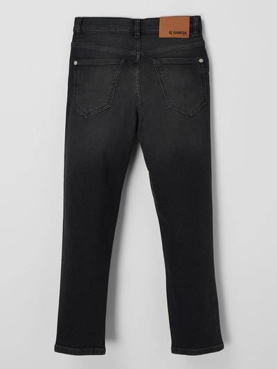 Garcia Dad fit jeans met stretch, model 'Dalino' Zwart - 4