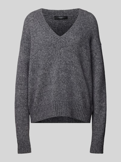 Weekend Max Mara Strickpullover in Melange-Optik Mittelgrau Melange 2