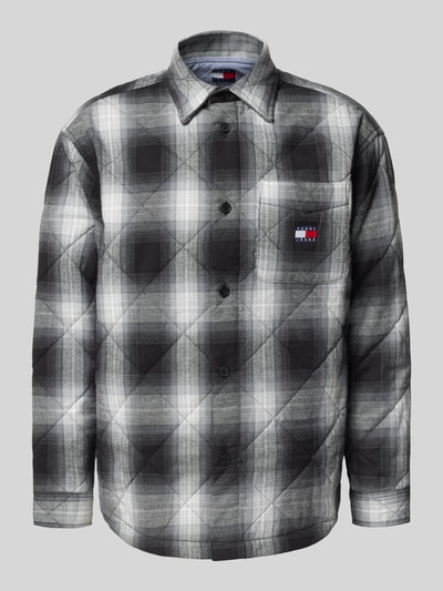 Tommy Jeans Regular Fit Hemdjacke aus reiner Baumwolle Black 2