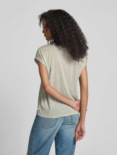 Tom Tailor Denim Regular Fit T-Shirt mit Streifenmuster Schilf 5