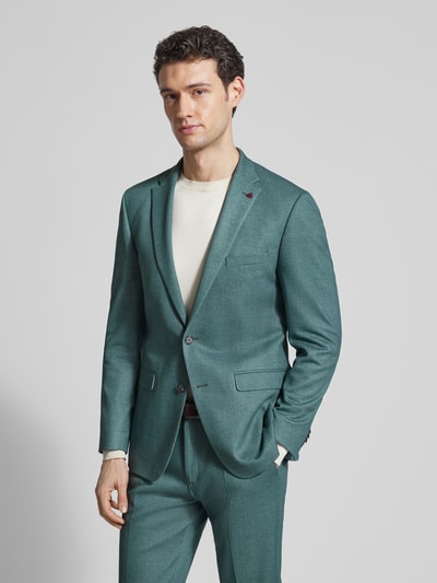 ROY ROBSON Slim Fit Anzug mit Reverskragen und Bügelfalte Gruen 4