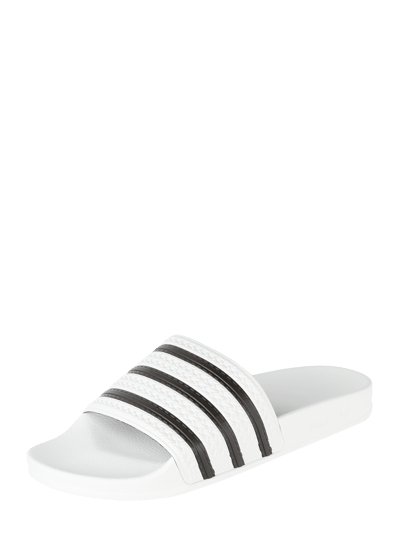 adidas Originals Slides mit Logo Streifen weiss online kaufen