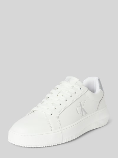 Calvin Klein Jeans Sneaker mit Label-Detail Weiss 1