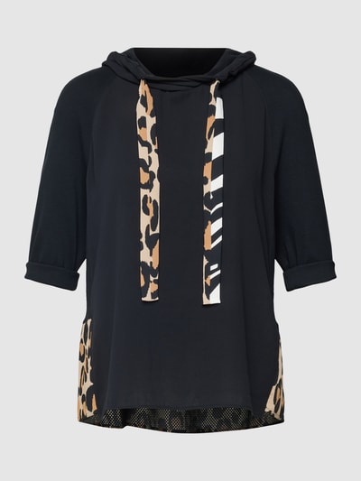 Marc Cain T-Shirt mit Animal-Print Black 2