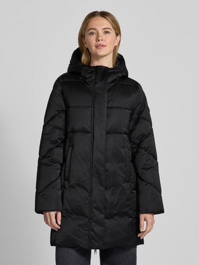 BOSS Płaszcz pikowany o kroju regular fit z wodoodpornego materiału model ‘PETRANO’ Czarny 4