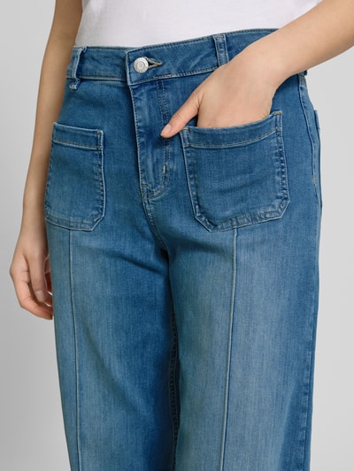 OPUS PANTS Jeans met wijde pijpen en steekzakken, model 'Mely' Jeansblauw - 3