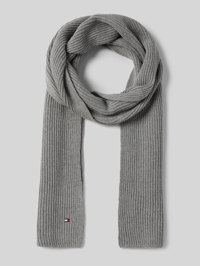 Tommy Hilfiger Sjaal van een mix van katoen en kasjmier Lichtgrijs - 1