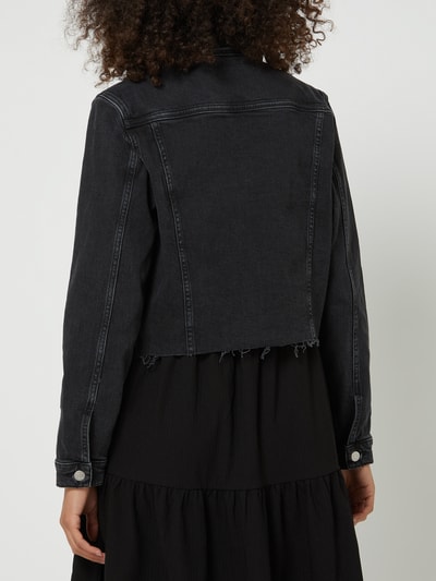 Calvin Klein Jeans Cropped Jeansjacke mit Stretch-Anteil (black オーダーウィッグ参考画像