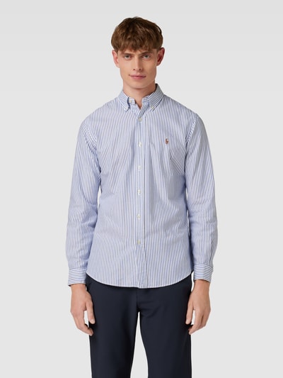 Polo Ralph Lauren Custom Fit Freizeithemd mit Button-Down-Kragen Ocean 4