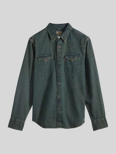 Levi's® Koszula casualowa o kroju regular fit z czystej bawełny Ciemnoniebieski 2