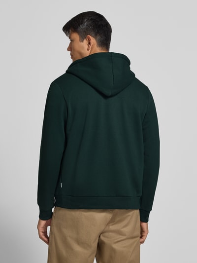 JACK & JONES Regular Fit Sweatjacke aus Baumwoll-Mix Modell 'BRADLEY' Dunkelgruen 5