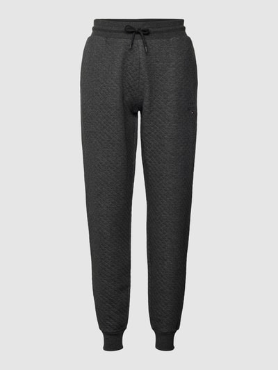 TOMMY HILFIGER Stoffen broek met structuurmotief Donkergrijs - 2