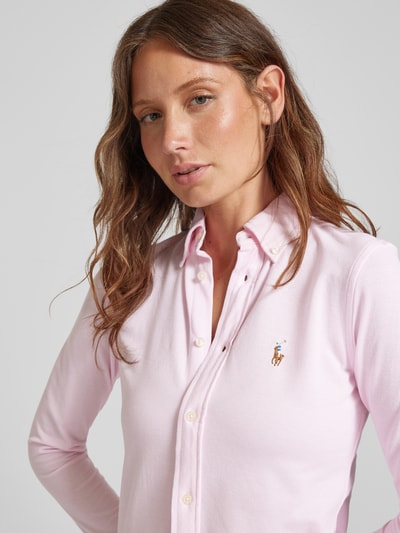 Polo Ralph Lauren Koszula polo z kołnierzykiem typu button down Jasnoróżowy 3