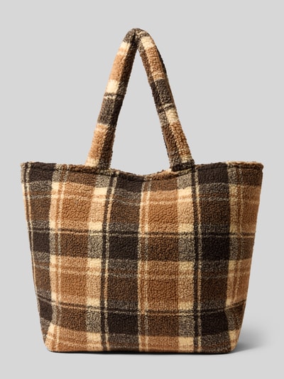 Barts Shopper mit Teddybesatz Aedey Totebag Dunkelbraun 3