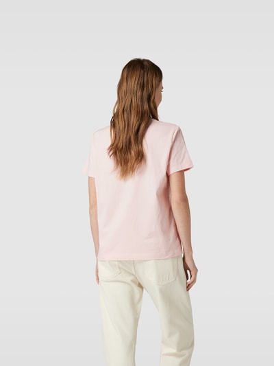 Kenzo T-Shirt mit Label-Print Rosa 5