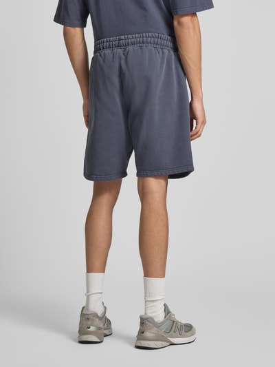PEGADOR Sweatshorts mit elastischem Bund und Logo-Stitching Dunkelblau 5