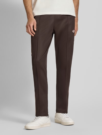 adidas Originals Sweatpants met elastische band Donkerbruin - 4