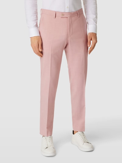 Baldessarini Pantalon met fijn motief Rosé - 4