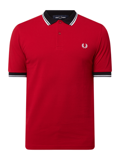 Fred Perry Poloshirt met geborduurd logo  Rood - 2