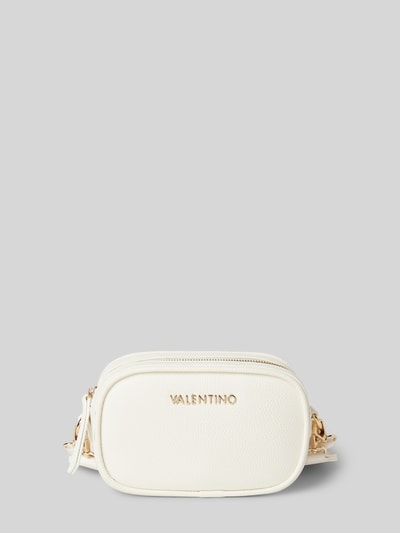 VALENTINO BAGS Umhängetasche mit Label-Applikation Modell 'MIRAMAR' Weiss 1