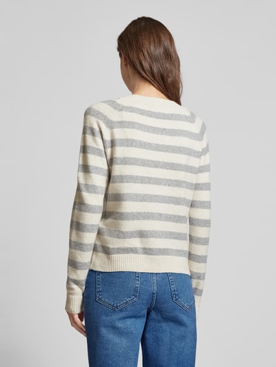 Vero Moda Gebreide pullover met lange mouwen, model 'DOFFY' Ecru - 5