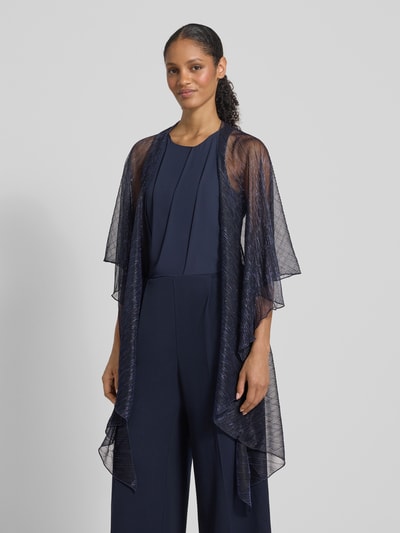 Vera Mont Etola z lejącego materiału zapinana na guzik Ciemnoniebieski 4