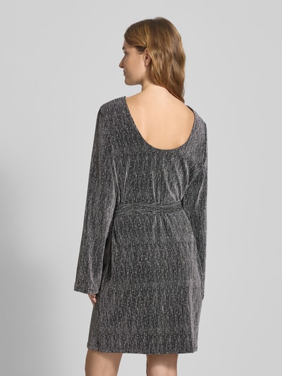 Pieces Loose Fit Minikleid mit Strasssteinbesatz Modell 'MAEVE' Black 5