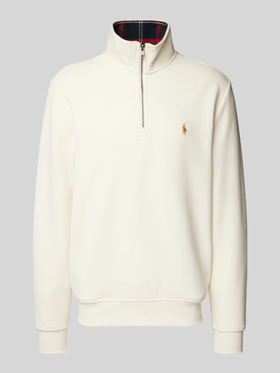 Polo Ralph Lauren Sweatshirt mit Logo-Stitching Offwhite 2