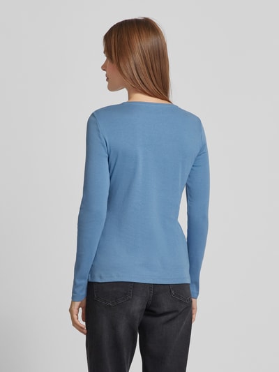 Christian Berg Woman Longsleeve mit Rundhalsausschnitt Rauchblau 5