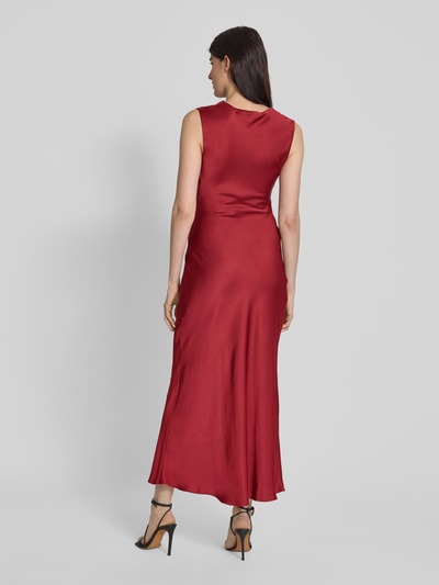 Forever New Abendkleid mit Wasserfall-Ausschnitt Dunkelrot 5