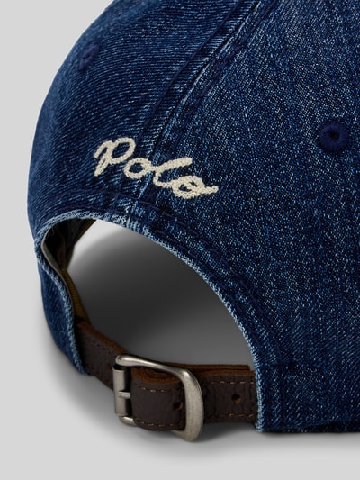Polo Ralph Lauren Basecap mit Label Schriftzug Jeansblau 3