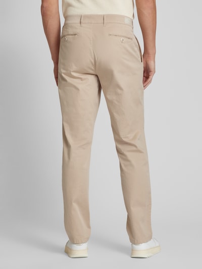 Brax Broek in effen design, model 'EVEREST' Beige - 5