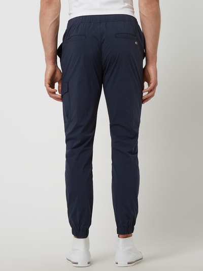 Tommy Jeans Slim fit cargobroek met stretch, model 'Scanton' Marineblauw - 5