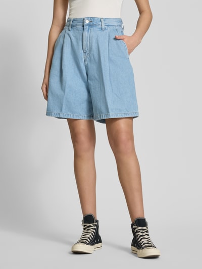 Carhartt Work In Progress Loose fit korte jeans met steekzakken, model 'Alta' Jeansblauw - 4