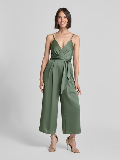 Jake*s Cocktail Jumpsuit mit Bindegürtel Bottle Melange 4
