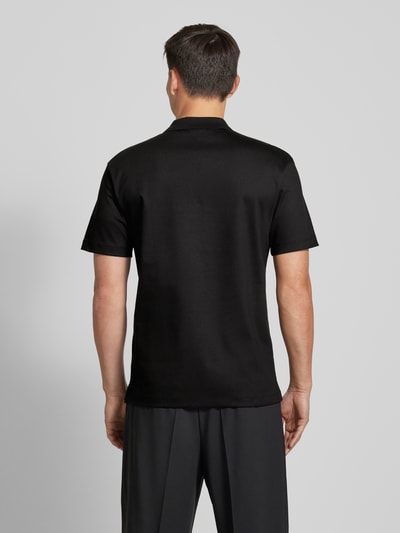 HUGO Regular Fit Poloshirt mit Label-Badge Modell 'Deabono' Black 5