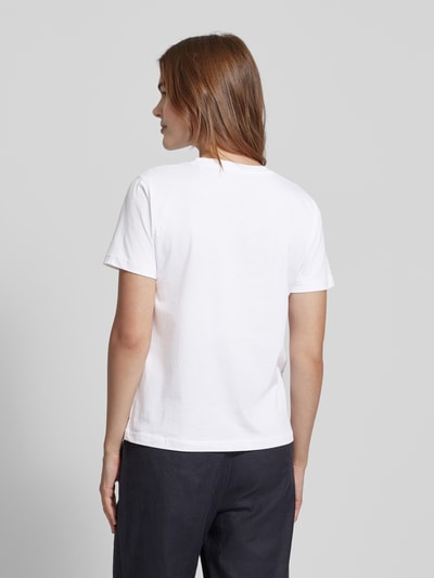 Mango T-Shirt mit Rundhalsausschnitt Modell 'CHALACA' Weiss 5