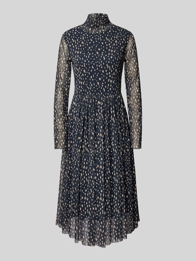 Smith and Soul Midikleid mit Stehkragen Dunkelblau 2