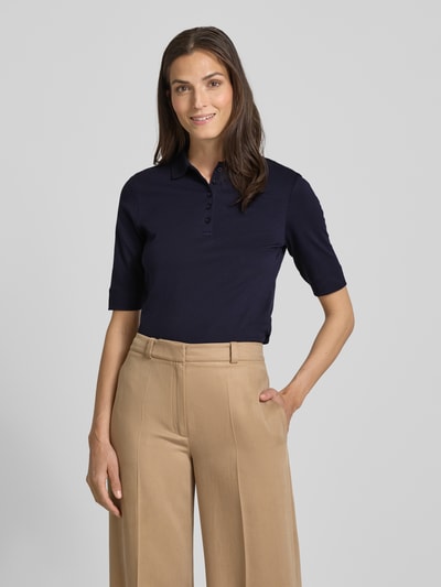 Christian Berg Woman Poloshirt met korte knoopsluiting Donkerblauw - 4