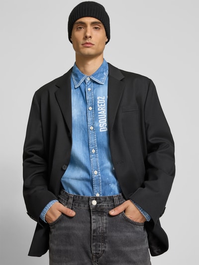 Dsquared2 Regular Fit Jeanshemd mit Label-Print Blau 3