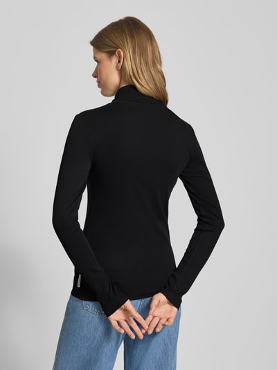 Marc O'Polo Denim Slim Fit Rollkragenpullover aus Baumwoll-Mix Black 5