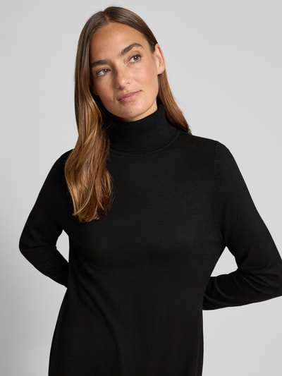 s.Oliver RED LABEL Strickkleid aus Viskose-Mix BLACK 3
