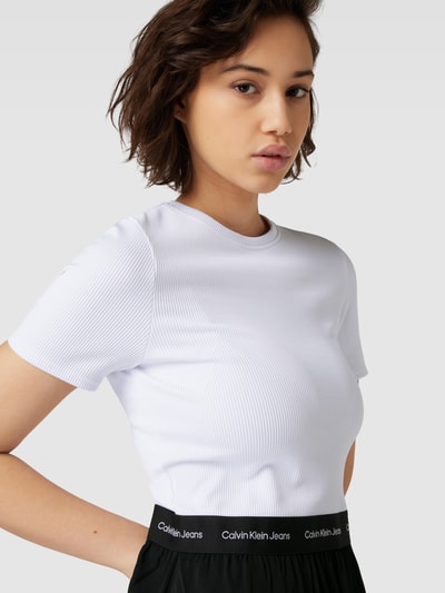 Calvin Klein Jeans Sukienka mini z efektem stopniowania Biały 3