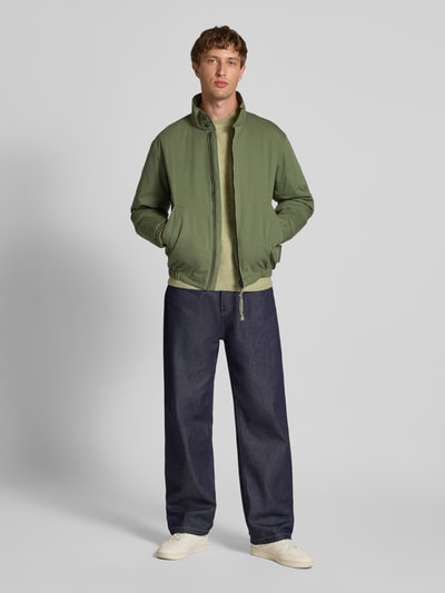 Marc O'Polo Denim Bluzon o kroju regular fit z mieszanki bawełny Khaki 1