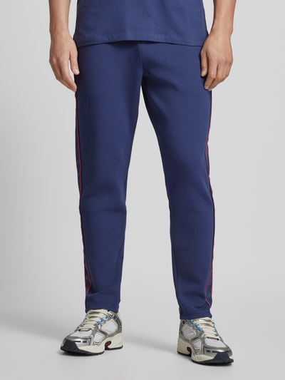 Joy Regular Fit Sweatpants mit Kontraststreifen Modell 'G-Style' Dunkelblau 4