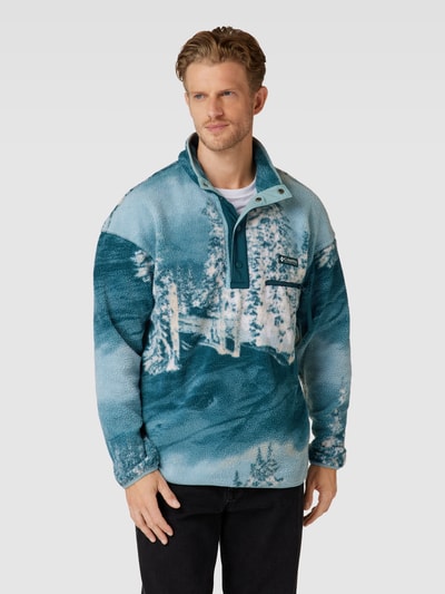 COLUMBIA Jacke mit Teddyfell Modell 'HELVETIA' Blau 4