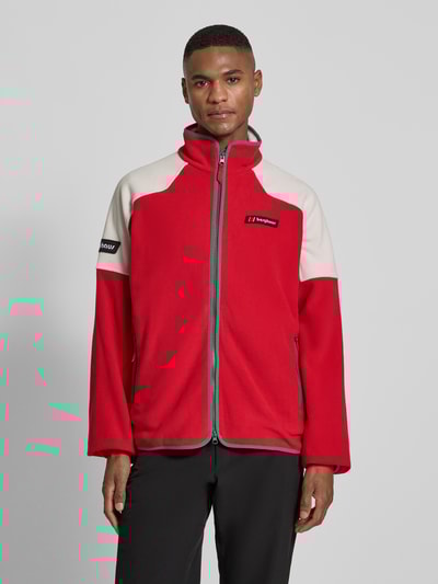 Berghaus Fleecejacke mit Zweiwege-Reißverschluss Rot 4