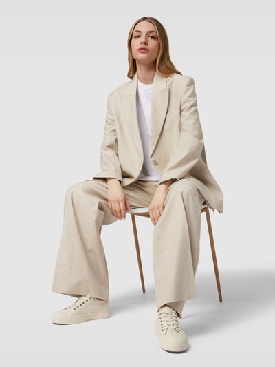 Calvin Klein Womenswear Blazer met reverskraag, model 'TAILORED' Beige - 1