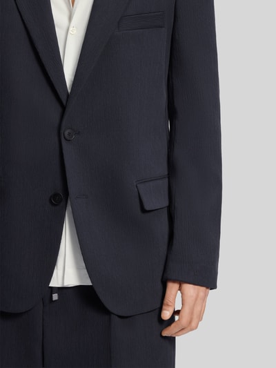 HUGO Slim Fit Sakko aus Baumwoll-Mix Marine 6